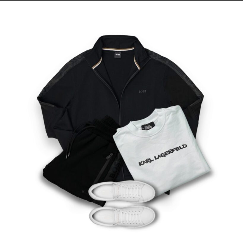 Sportive Outfit for You Hugo Boss Tracksuit & Karl Lagerfeld Sweatshirt