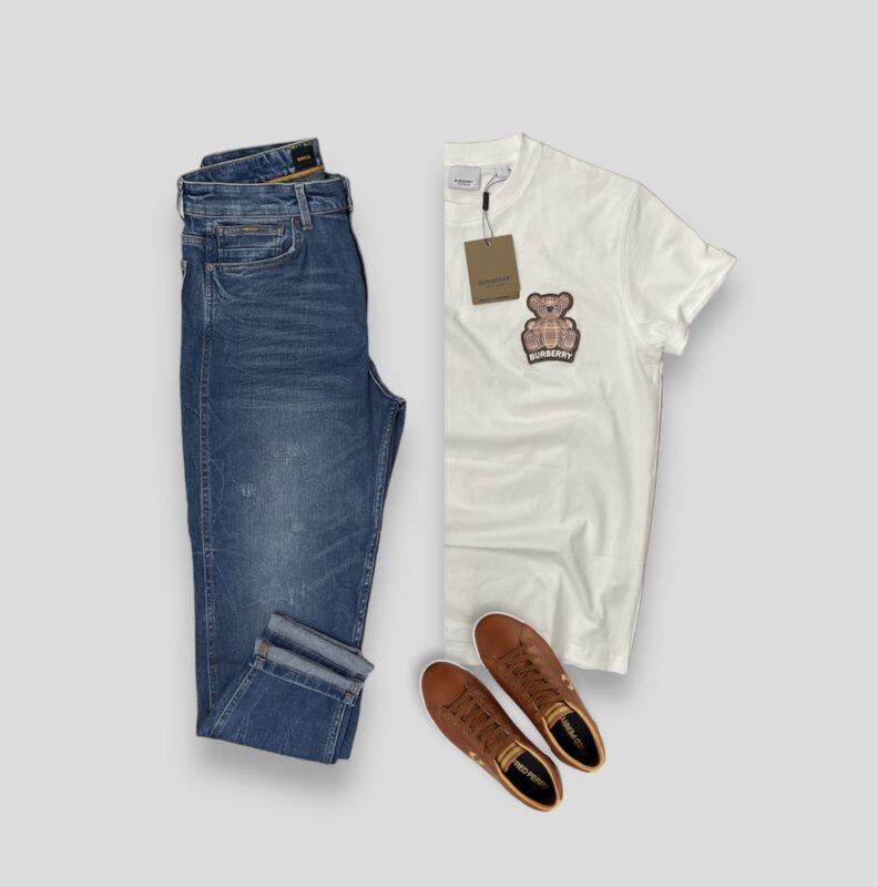 burberry white tshirt